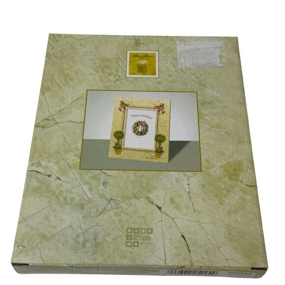 CHERI BLUM Holiday Photo Frame 3.5x5 Christmas Topiary Wreath Picture Frame - Picture 5 of 11